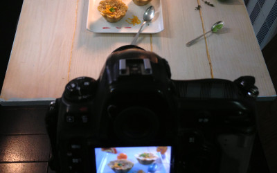 Making of food photography